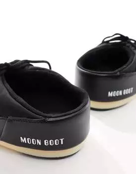 Черные нейлоновые сабо Moon Boot