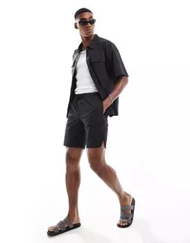Черные нейлоновые шорты Jack & Jones - часть комплекта