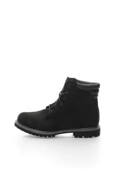 Черные непромокаемые ботинки из нубука Timberland, черный