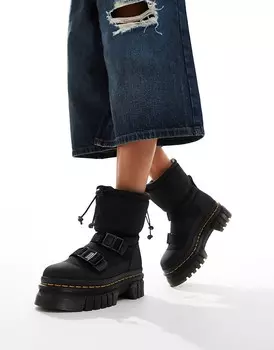 Черные низкие ботинки слипоны Dr Martens Audrick