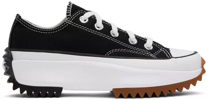 Черные низкие кеды Run Star Hike Converse