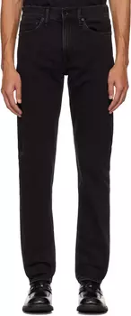 Черные облегающие джинсы Fit 2 rag & bone, Washed black