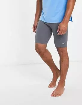 Черные обтягивающие шорты-леггинсы Nike Yoga Dri-FIT