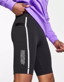 Черные обтягивающие шорты Nike Training DYE Dri-FIT Infinalon