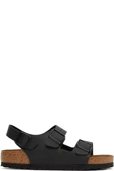 Черные обычные сандалии Milano Birkenstock