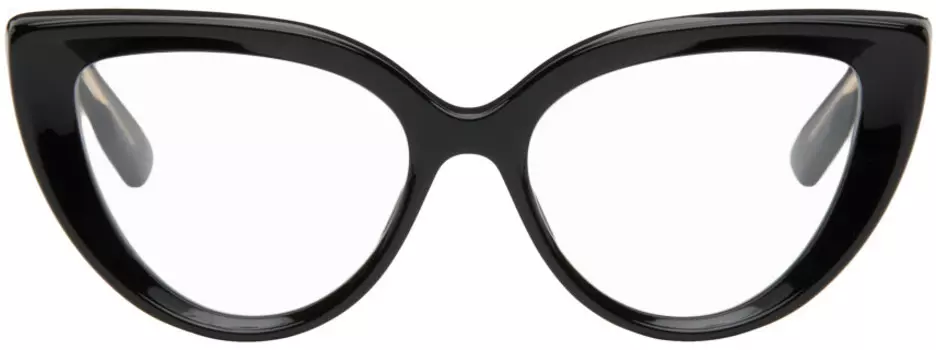 Черные очки «кошачий глаз» Gucci, цвет Black