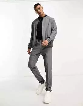 Черные однотонные брюки скинни ASOS
