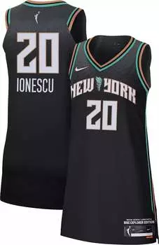 Черные оригинальные джерси Nike для взрослых New York Liberty Sabrina Ionescu