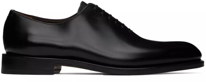 Черные оксфорды Angiolo Ferragamo