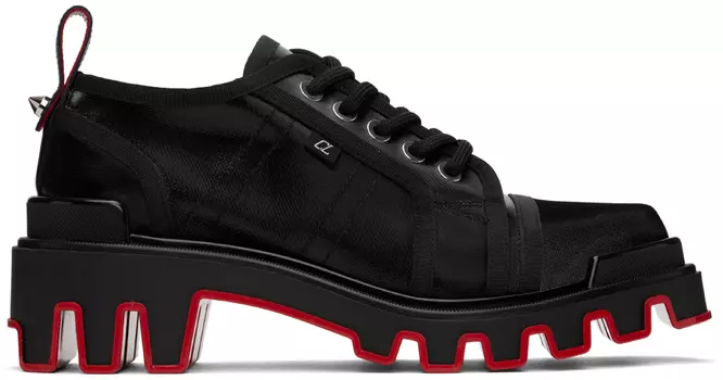 Черные панамские дерби по дюнам Christian Louboutin