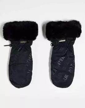 Черные перчатки Barbour International Monaco