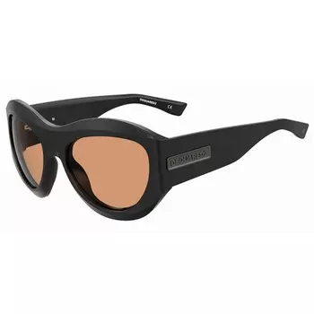 Черные пластиковые солнцезащитные очки Dsquared2