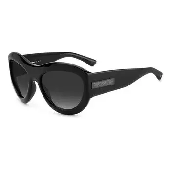 Черные пластиковые солнцезащитные очки Dsquared2