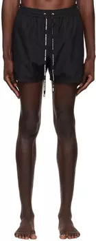 Черные плавательные шорты для бассейна Balmain