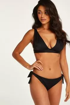 Черные плавки бикини Hunkemller Luxe Rio с завязками по бокам Hunkemoller, черный