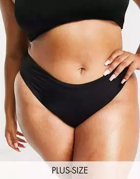 Черные плавки бикини We Are We Wear Plus Sonia