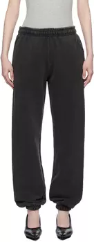 Черные плотные спортивные штаны Entire Studios, Washed black