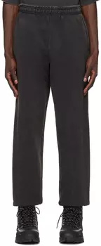 Черные плотные спортивные штаны Entire Studios, Washed black