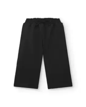 Черные плюшевые штанишки для девочки с сердечками Tuc tuc