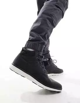 Черные походные кроссовки из искусственной кожи Jack & Jones