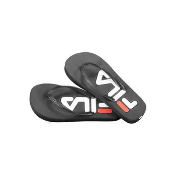 Черные полиэтиленовые сандалии Fila