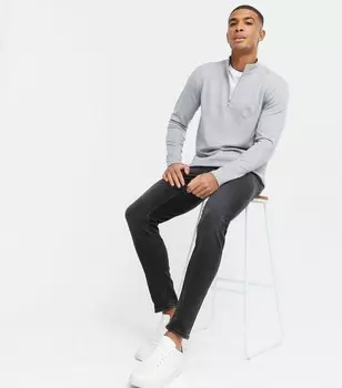 Черные потертые джинсы скинни New Look, черный