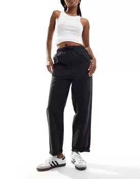 Черные практичные брюки ASOS DESIGN