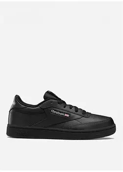 Черные прогулочные кроссовки для мальчика BS6165 CLUB C Reebok, черный