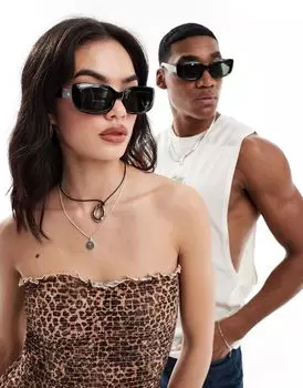 Черные прямоугольные солнцезащитные очки AIRE Orbit