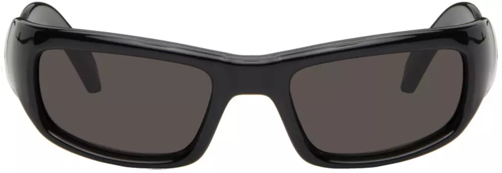 Черные прямоугольные солнцезащитные очки Hamptons Balenciaga, цвет Black