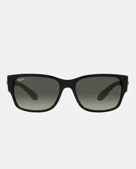 Черные прямоугольные солнцезащитные очки унисекс Ray-Ban, черный