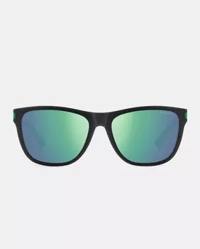 Черные прямоугольные солнцезащитные очки-унисекс с поляризационными линзами Polaroid Originals, черный