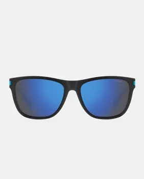 Черные прямоугольные солнцезащитные очки-унисекс с поляризационными линзами Polaroid Originals, черный