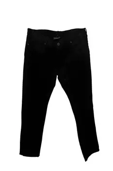 Черные прямые брюки Emporio Armani, черный