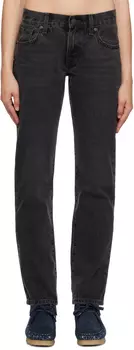 Черные прямые джинсы Middy Без обслуживания Levi's