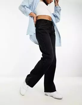 Черные прямые джинсы River Island