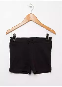 Черные прямые шорты для девочек 21-HG05 Mammaramma, черный