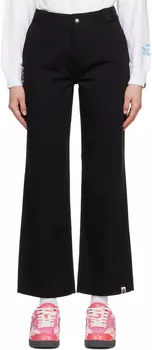 Черные рабочие брюки BAPE