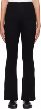 Черные расклешенные брюки для отдыха Wolford