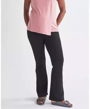 Черные расклешенные брюки Maternity Angel Deluxe ANGEL MATERNITY, черный