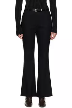 Черные расклешенные брюки в стиле вестерн с поясом LE17SEPTEMBRE