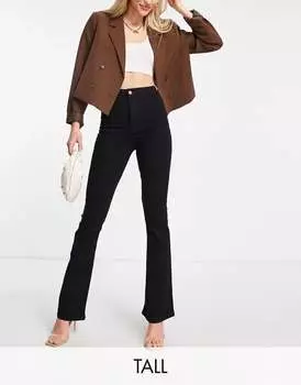 Черные расклешенные джинсы New Look