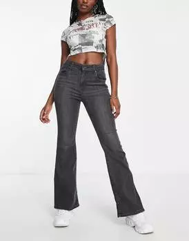 Черные расклешенные джинсы с высокой посадкой Levi's 726