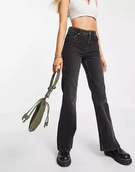 Черные расклешенные джинсы Topshop в стиле 90-х
