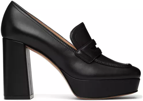 Черные руанские туфли на каблуках Gianvito Rossi