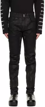 Черные рваные джинсы Givenchy