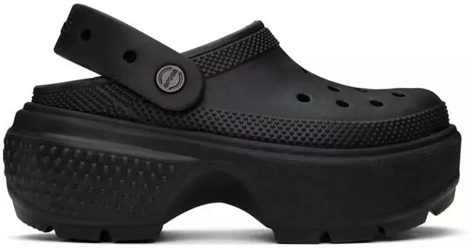 Черные сабо Crocs, цвет Black