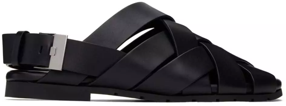 Черные сандалии Alfie Bottega Veneta