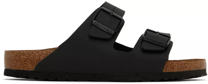 Черные сандалии Arizona с мягкой стелькой Birkenstock