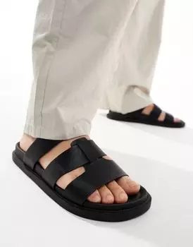 Черные сандалии ASOS DESIGN